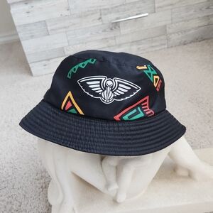 NEW ORLEANS PELICANS NBA Black Reversible Bucket HAT Zion Williamson Sprite